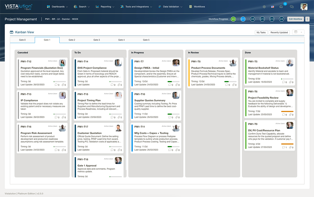 Screen-PM-Workflow Project Management Projektmanagement